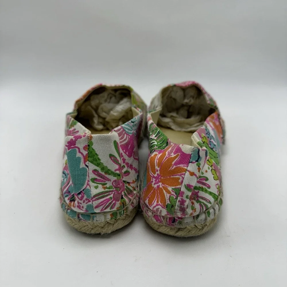 Lilly Pulitzer For Target Espadrille Flats Nosey Posey Size 9.5‎ Shoes